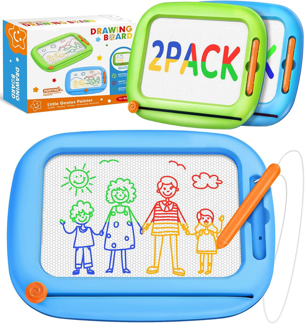 PROMOBILL LCD Writing Tablet for Kids – Reusable Educational Drawing & Learning Board (2 Pack)