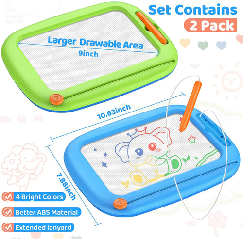 PROMOBILL LCD Writing Tablet for Kids – Reusable Educational Drawing & Learning Board (2 Pack)