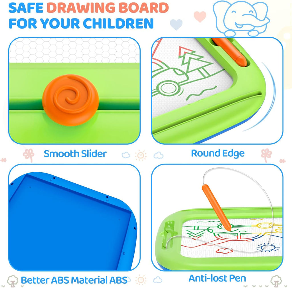PROMOBILL LCD Writing Tablet for Kids – Reusable Educational Drawing & Learning Board (2 Pack)