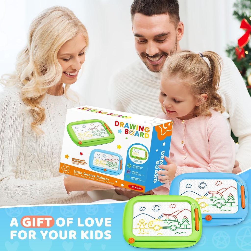PROMOBILL LCD Writing Tablet for Kids – Reusable Educational Drawing & Learning Board (2 Pack)